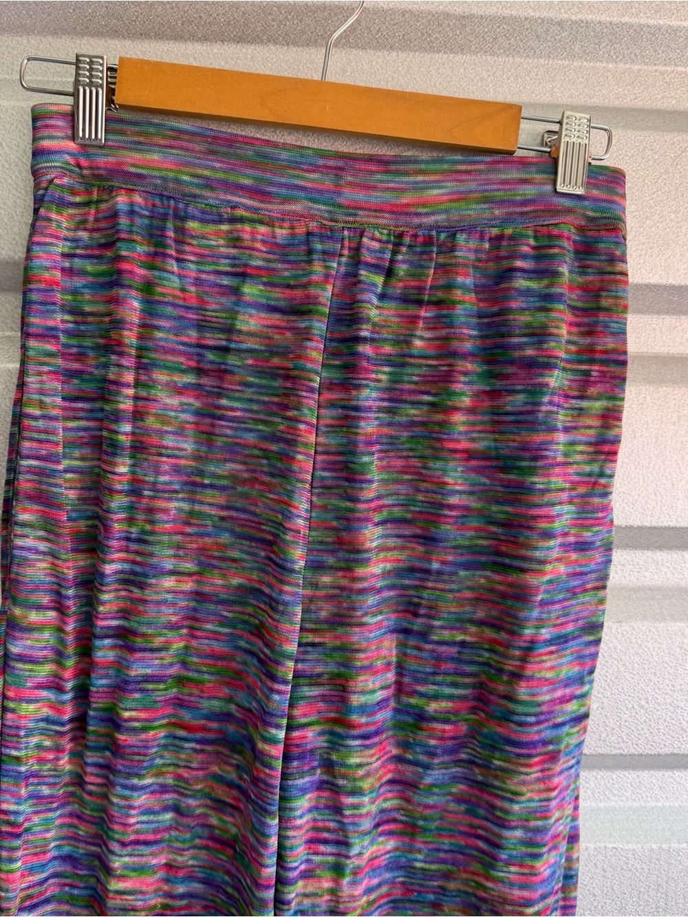 missoni vintage 70s shimmer wide leg pants - Picture 6 of 9